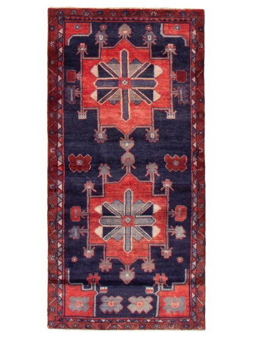 Persian Style 3'2" x 6'6" Hand-knotted Wool Rug 
