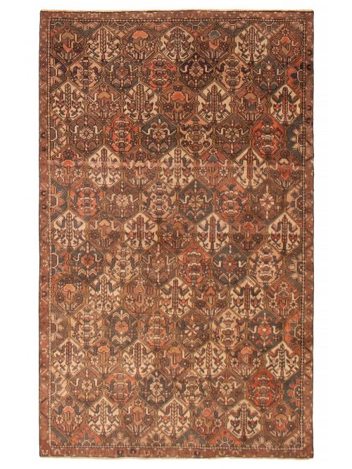 Persian Style 5'3" x 8'6" Hand-knotted Wool Rug 