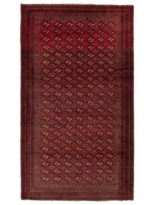 Afghan Baluch 5'0" x 8'6" Hand-knotted Wool Rug 