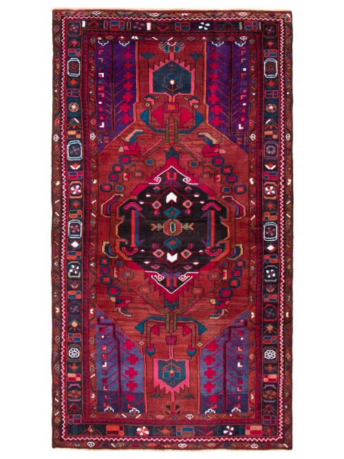 Persian Style 5'8" x 10'6" Hand-knotted Wool Rug 