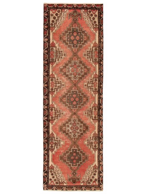 Persian Style 3'2" x 9'10" Hand-knotted Wool Rug 