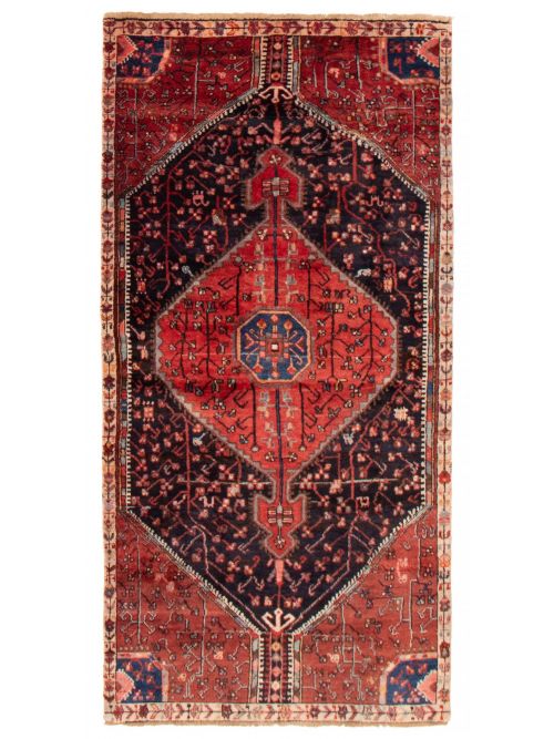 Persian Style 3'9" x 7'5" Hand-knotted Wool Rug 