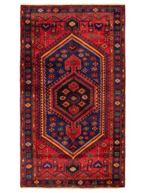 Persian Style 4'6" x 7'10" Hand-knotted Wool Rug 