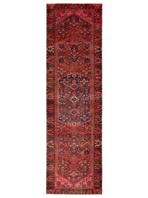 Persian Style 3'10" x 13'3" Hand-knotted Wool Rug 