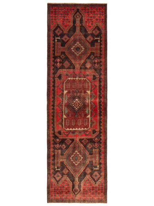 Persian Style 2'11" x 9'9" Hand-knotted Wool Rug 