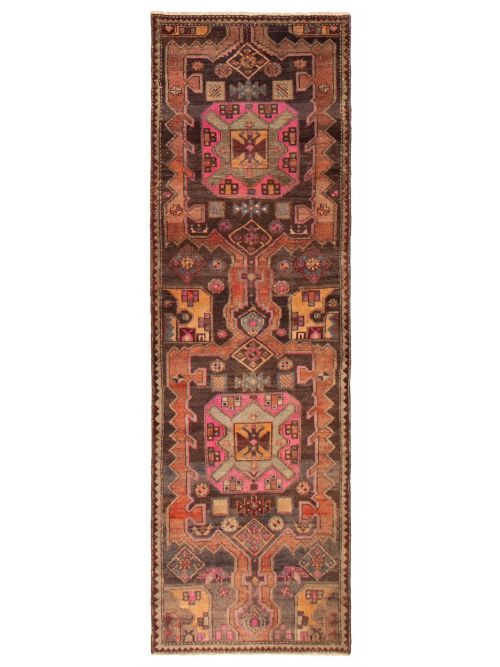 Persian Style 2'9" x 8'10" Hand-knotted Wool Rug 