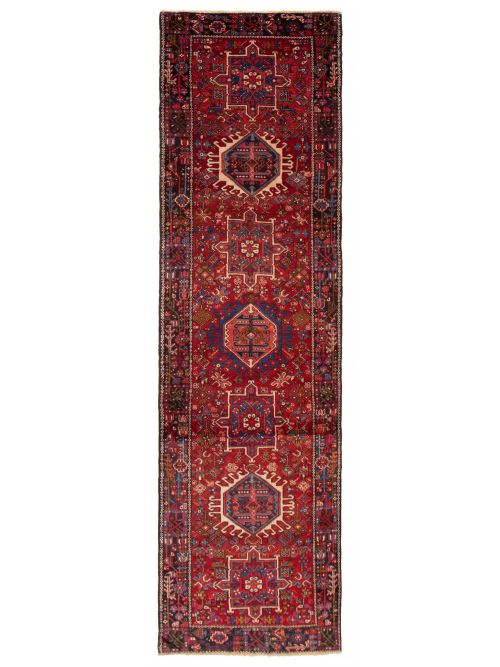 Persian Style 3'5" x 12'1" Hand-knotted Wool Rug 
