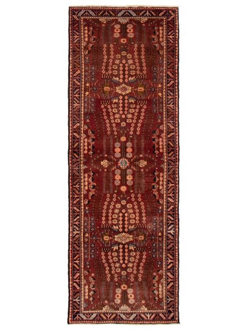 Persian Style 3'3" x 9'4" Hand-knotted Wool Rug 