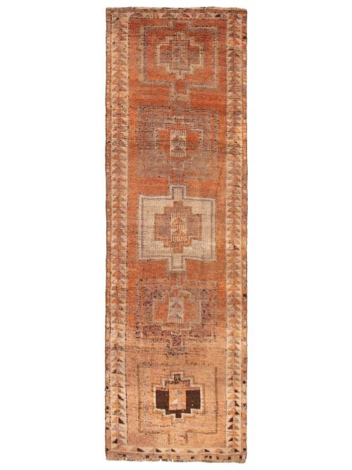 Persian Style 3'8" x 12'4" Hand-knotted Wool Rug 