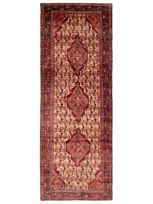 Persian Style 3'8" x 10'2" Hand-knotted Wool Rug 