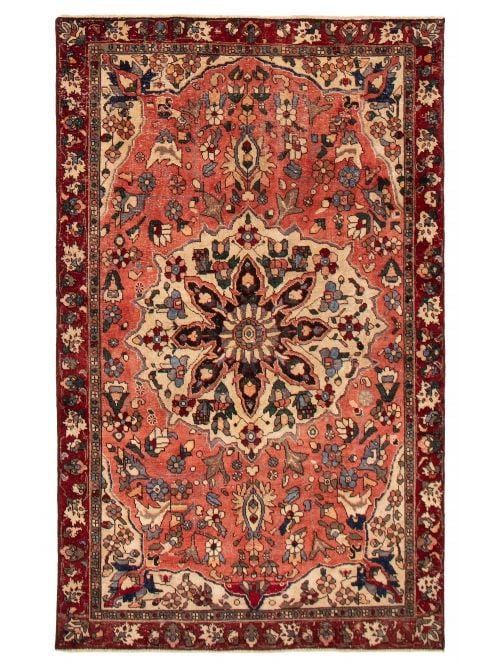 Persian Style 5'0" x 8'1" Hand-knotted Wool Rug 