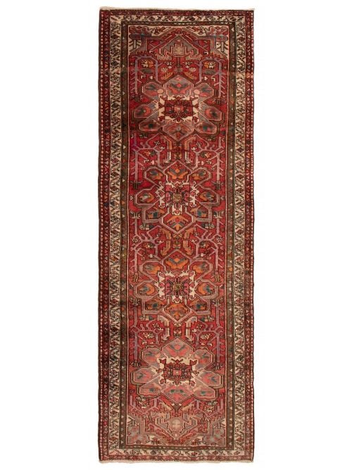 Persian Style 3'3" x 9'10" Braided Weave Wool Rug 