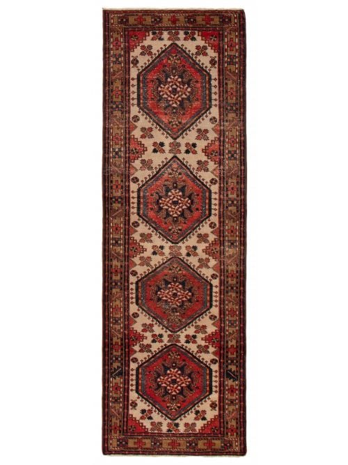 Persian Style 3'3" x 10'4" Hand-knotted Wool Rug 