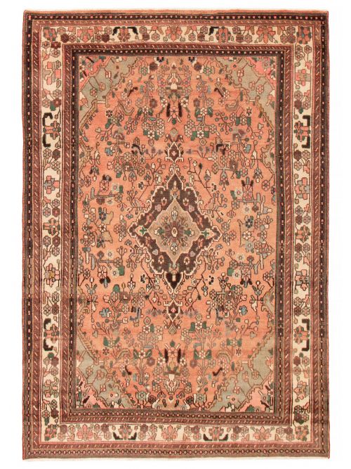 Persian Style 6'8" x 9'8" Hand-knotted Wool Rug 