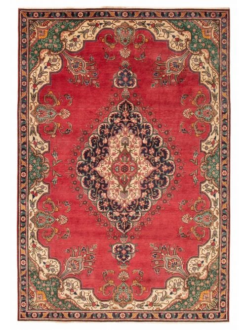 Persian Style 7'4" x 10'6" Hand-knotted Wool Rug 