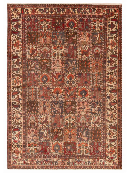 Persian Style 7'0" x 9'8" Hand-knotted Wool Rug 