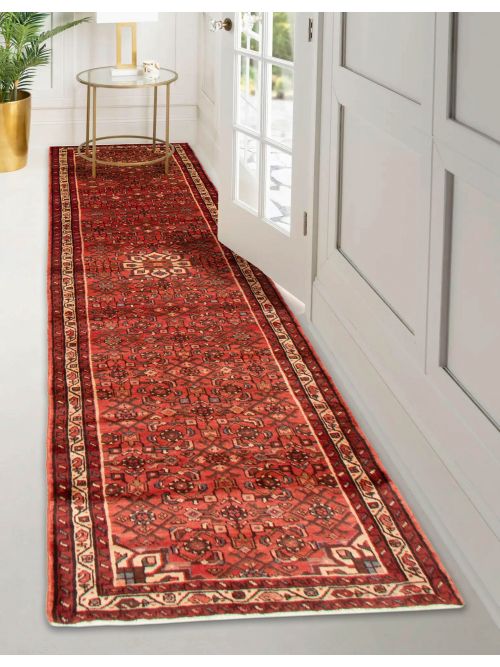 Persian Style 2'9" x 10'11" Hand-knotted Wool Rug 