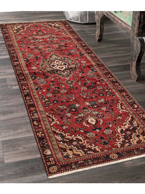 Persian Style 3'0" x 9'4" Hand-knotted Wool Rug 