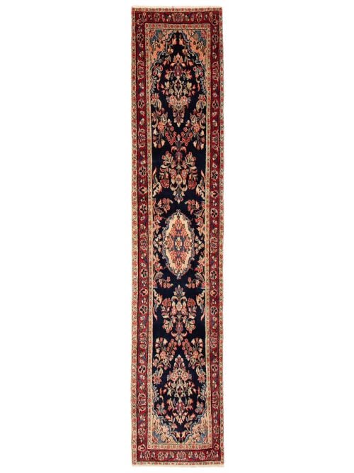Persian Style 2'4" x 11'7" Hand-knotted Wool Rug 