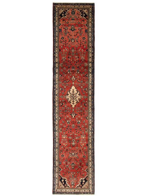 Persian Style 2'9" x 12'6" Hand-knotted Wool Rug 
