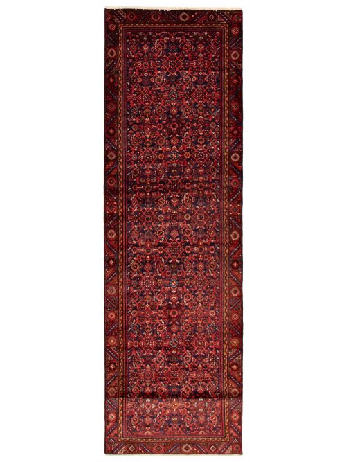 Persian Style 3'2" x 10'2" Hand-knotted Wool Rug 
