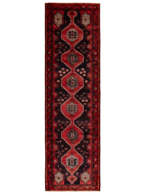 Persian Style 3'7" x 12'10" Hand-knotted Wool Rug 