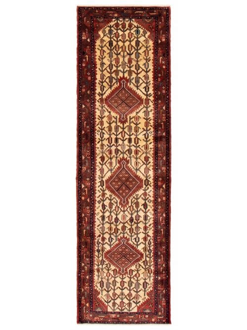 Persian Style 3'0" x 10'1" Hand-knotted Wool Rug 