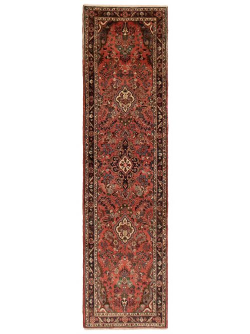 Persian Roodbar 2'8" x 10'2" Hand-knotted Wool Rug 