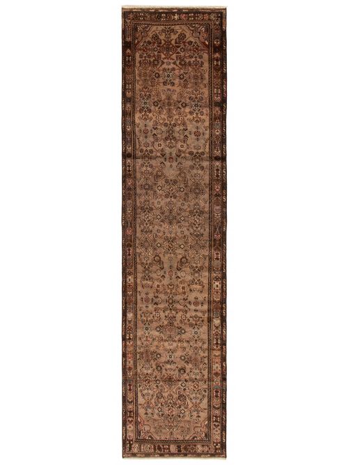 Persian Style 3'1" x 12'2" Hand-knotted Wool Rug 