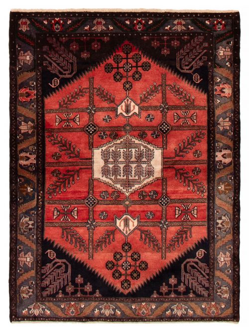 Persian Style 5'1" x 6'10" Hand-knotted Wool Rug 