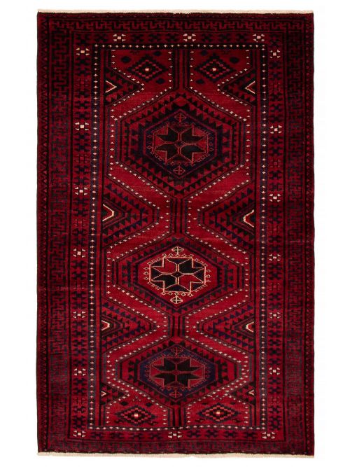 Persian Style 5'2" x 8'4" Hand-knotted Wool Rug 