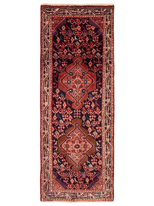 Persian Style 2'6" x 6'8" Hand-knotted Wool Rug 