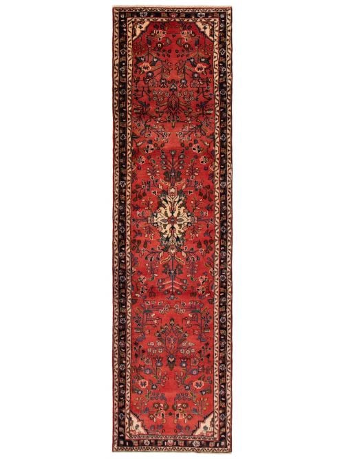 Persian Style 2'11" x 11'0" Hand-knotted Wool Rug 