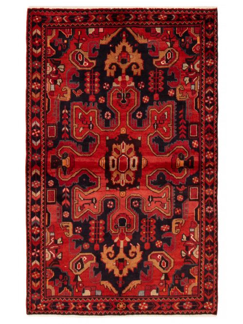 Persian Style 4'2" x 6'10" Hand-knotted Wool Rug 