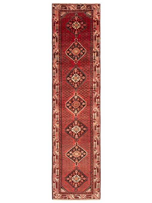 Persian Style 2'4" x 9'6" Hand-knotted Wool Rug 