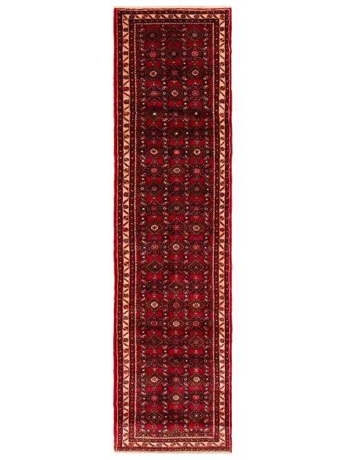 Persian Hosseinabad 2'6" x 9'10" Hand-knotted Wool Rug 