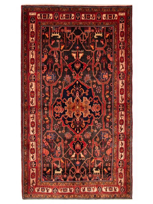 Persian Style 5'2" x 9'1" Hand-knotted Wool Rug 