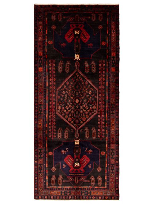 Persian Style 5'0" x 11'1" Hand-knotted Wool Rug 