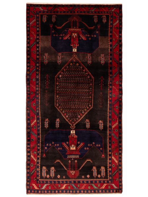 Persian Style 5'1" x 9'11" Hand-knotted Wool Rug 