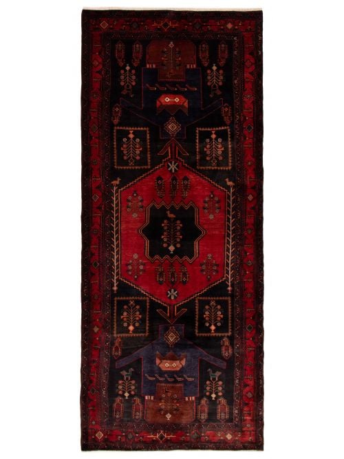 Persian Style 5'2" x 12'8" Hand-knotted Wool Rug 