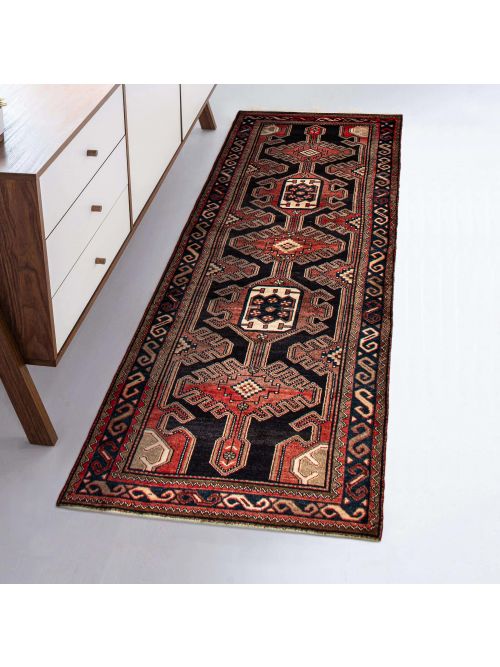 Persian Style 3'3" x 9'11" Hand-knotted Wool Rug 