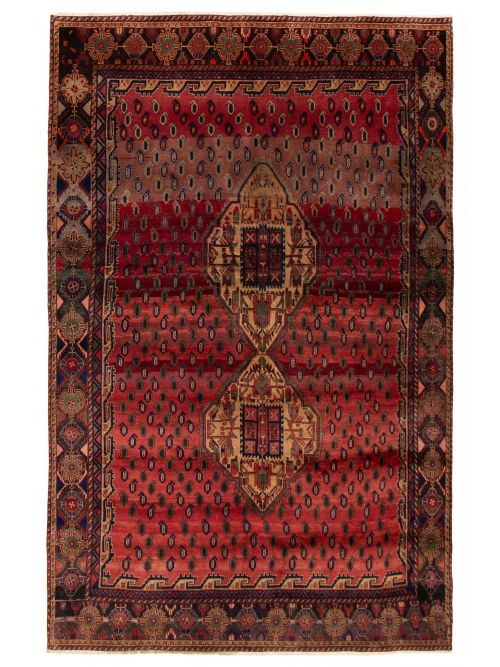 Persian Style 6'8" x 10'4" Hand-knotted Wool Rug 