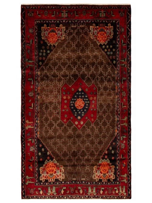 Persian Style 4'9" x 8'8" Hand-knotted Wool Rug 