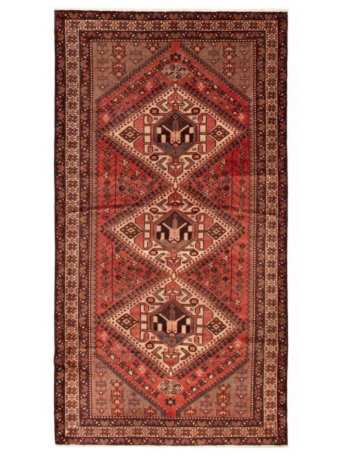 Persian Style 5'0" x 9'4" Hand-knotted Wool Rug 