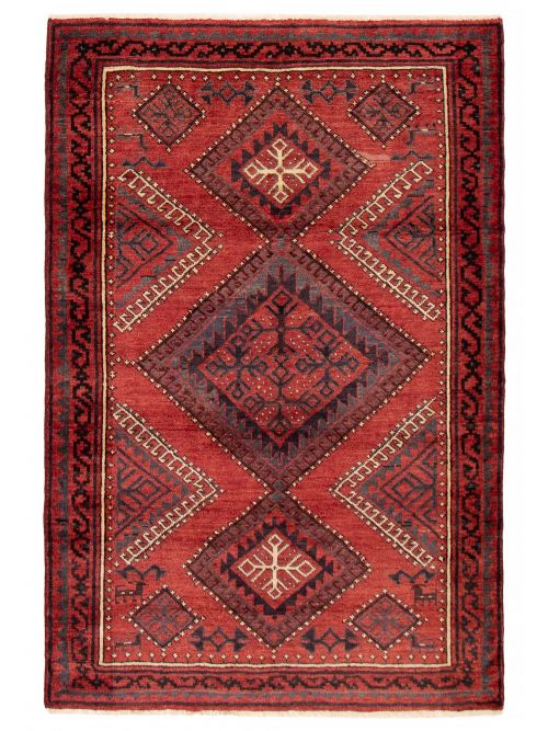 Persian Style 5'1" x 7'9" Hand-knotted Wool Rug 