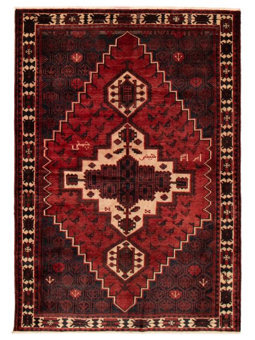 Persian Style 5'11" x 8'5" Hand-knotted Wool Rug 