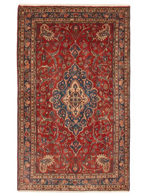 Persian Style 4'5" x 7'4" Hand-knotted Wool Rug 