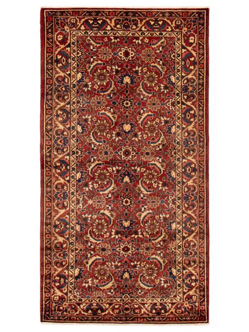 Persian Style 5'4" x 10'1" Hand-knotted Wool Rug 