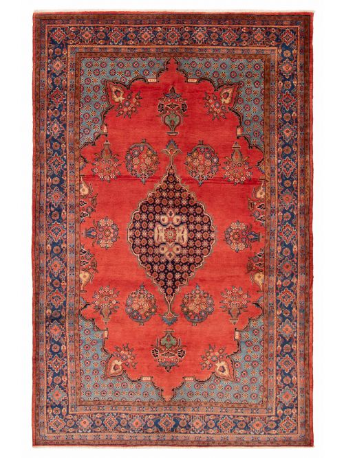 Persian Style 7'1" x 10'8" Hand-knotted Wool Rug 