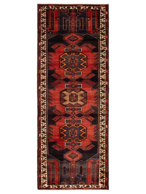 Persian Style 3'8" x 10'0" Hand-knotted Wool Rug 